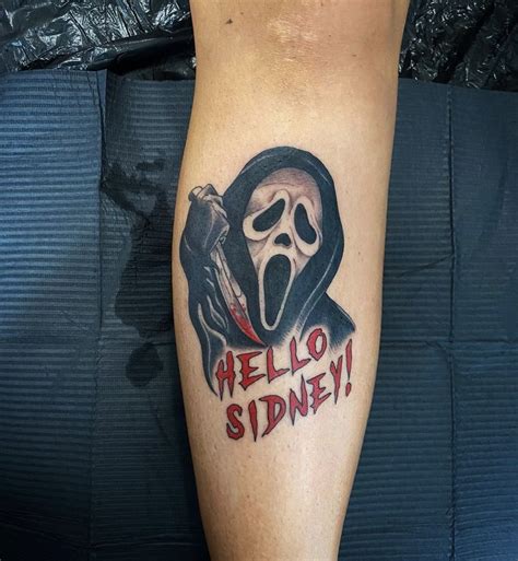 ghostface tattoo